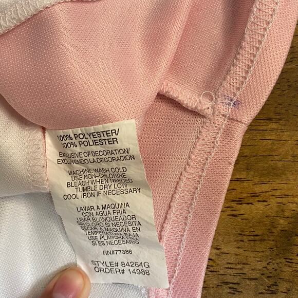 Genuine Merchandise Atlanta Braves white pink short sleeve youth jersey SIZE M - Picture 3 of 4